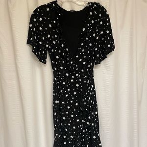 Star wrap dress